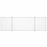 Magnetic Whiteboard Foldable 160x50x1.7 cm Aluminium