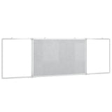 Magnetic Whiteboard Foldable 160x50x1.7 cm Aluminium - Top-Down View