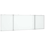 Magnetic Whiteboard Foldable 160x60x1.7 cm Aluminium