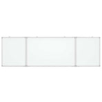 Magnetic Whiteboard Foldable 160x60x1.7 cm Aluminium