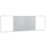 Magnetic Whiteboard Foldable 160x60x1.7 cm Aluminium