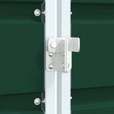 Wheelie Bin Storage for Triple Bins Green 216x81x115 cm Steel - Extra Image