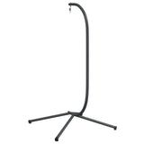 Hanging Egg Chair Stand without Basket Anthracite Steel - 45-Degree Angle