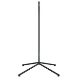 Hanging Egg Chair Stand without Basket Black Steel - Side View