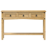 Console Table Corona 114x34.5x73 cm Solid Wood Pine