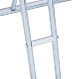 Bicycle Stand for 2 Bikes Floor Freestanding Galvanised Steel - Close-Up Angle