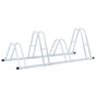 Bicycle Stand for 4 Bikes Floor Freestanding Galvanised Steel