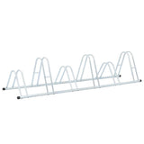 Bicycle Stand for 6 Bikes Floor Freestanding Galvanised Steel