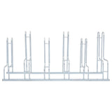 Bicycle Stand for 6 Bikes Floor Freestanding Galvanised Steel