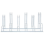 Bicycle Stand for 6 Bikes Floor Freestanding Galvanised Steel