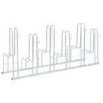 Bicycle Stand for 6 Bikes Floor Freestanding Galvanised Steel