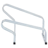 Bicycle Stand for 2 Bikes Floor Freestanding Galvanised Steel - Top-Down View