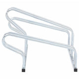 Bicycle Stand for 3 Bikes Floor Freestanding Galvanised Steel - Top-Down View