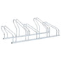Bicycle Stand for 5 Bikes Floor Freestanding Galvanised Steel