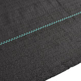 Weed Membrane Black 1x150 m PP - Top-Down View