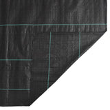 Weed Membrane Black 1x150 m PP - Close-Up Angle