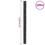 Weed Membrane Black 1.5x100 m PP - Low Angle