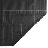 Weed Membrane Black 4x25 m PP - Close-Up Angle