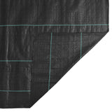 Weed Membrane Black 2x50 m PP - Close-Up Angle