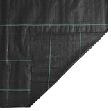 Weed Membrane Black 2x100 m PP - Close-Up Angle