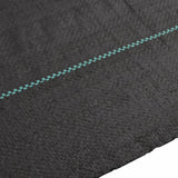 Weed Membrane Black 2x150 m PP - Top-Down View