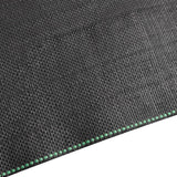 Weed Membrane Black 2x25 m PP - Top-Down View