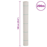 Weed Membrane White 1x200 m PP - Low Angle
