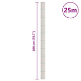 Weed Membrane White 2x25 m PP - Low Angle