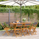 Folding Chairs 8 pcs Anthracite Fabric and Solid Wood