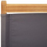 Folding Garden Chairs 4 pcs Anthracite Fabric and Solid Wood - Extra Image