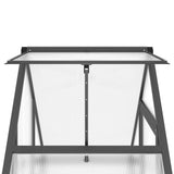 Greenhouse with Base Frame Anthracite 169x58x195 cm Aluminium