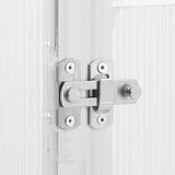 Greenhouse with Base Frame Silver 169x58x202 cm Aluminium - Close-Up Angle