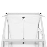 Greenhouse with Base Frame Silver 169x58x202 cm Aluminium - Extra Image