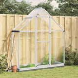 Greenhouse with Base Frame Silver 169x58x202 cm Aluminium