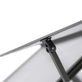 Greenhouse with Base Frame Anthracite 169x58x202 cm Aluminium - Low Angle