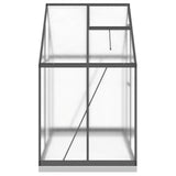 Greenhouse with Base Frame Anthracite 169x114x202 cm Aluminium - Top-Down View