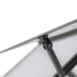 Greenhouse with Base Frame Anthracite 169x114x202 cm Aluminium - Low Angle