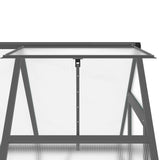 Greenhouse with Base Frame Anthracite 169x114x202 cm Aluminium - Extra Image