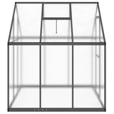 Greenhouse with Base Frame Anthracite 169x169x195 cm Aluminium - Top-Down View