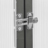 Greenhouse with Base Frame Anthracite 169x169x195 cm Aluminium - Close-Up Angle