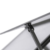 Greenhouse with Base Frame Anthracite 169x169x195 cm Aluminium - Low Angle