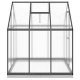 Greenhouse with Base Frame Anthracite 169x169x202 cm Aluminium - Top-Down View