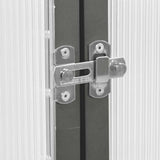 Greenhouse with Base Frame Anthracite 169x169x202 cm Aluminium - Close-Up Angle