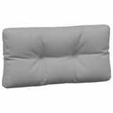 Pallet Cushions 3 pcs Grey Fabric - 45-Degree Angle