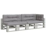 Pallet Cushions 5 pcs Grey Fabric