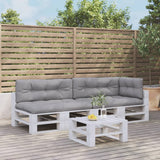 Pallet Cushions 5 pcs Grey Fabric