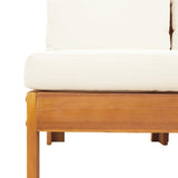 6 Piece Garden Sofa Set with Cushions Solid Wood Acacia - Extra Image