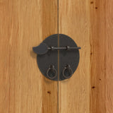 2 Piece Bathroom Furniture Set Solid Wood Pine - Low Angle