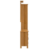 3 Piece Bathroom Furniture Set Solid Wood Pine - Rear View