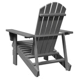 Adirondack Chair Grey 69x85x90.5 cm Solid Wood Fir - 45-Degree Angle